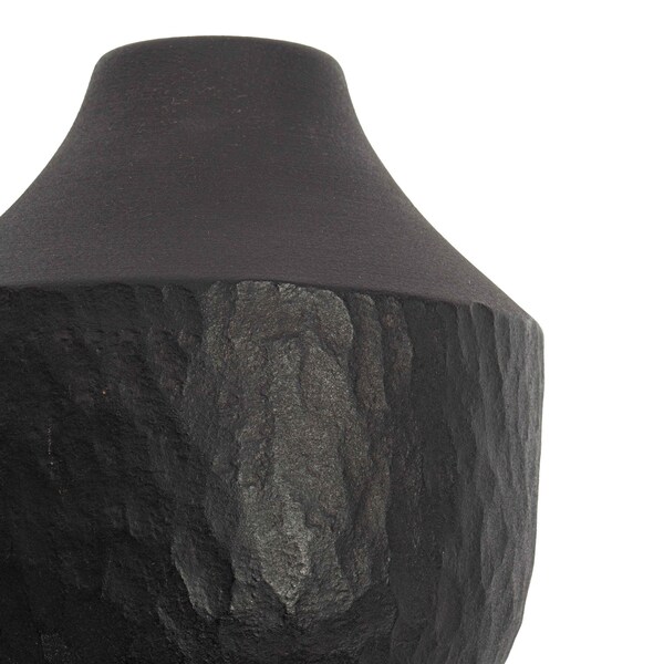 Elk Signature Shadow Vase, Small Matte Black - H0517-10719