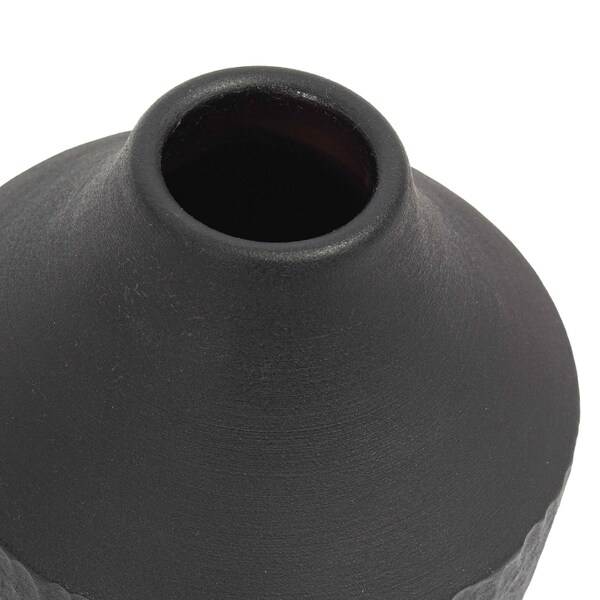 Elk Signature Shadow Vase, Small Matte Black - H0517-10719