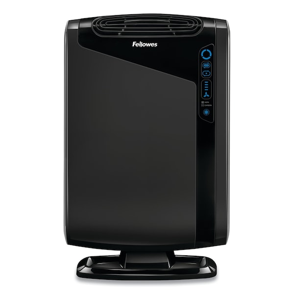 Fellowes HEPA and Carbon Filtration Air Purifiers, 300-600 sq ft Room Capacity, Black - 9286201