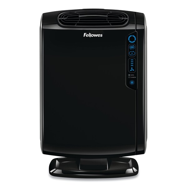 Fellowes HEPA and Carbon Filtration Air Purifiers, 200-400 sq ft Room Capacity, Black - 9286101