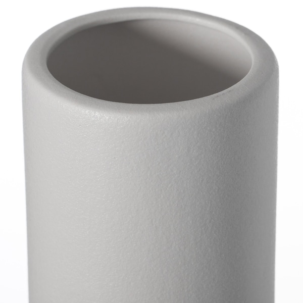 Uniquewise Decorative Modern Ceramic Cylinder Shape Table Vase Flower Holder with Rope, White 11 Inch - QI004362.L.WT