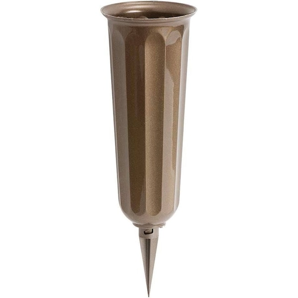 Afs 3" Plastic Cone - Round Bottom Vase: Bronze (case of 36) - 5013