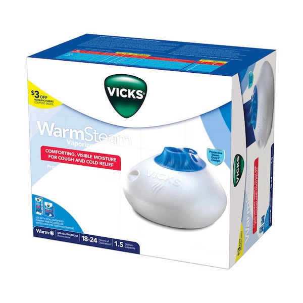 Vicks Vicks WarmSteam 1.5 gal 12 sq ft Automatic Steam Vaporizer - V150SGNL