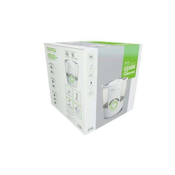 Aircare Essentials Portable Humid, Team, 1gal, White/Gray - OWM220AWHT