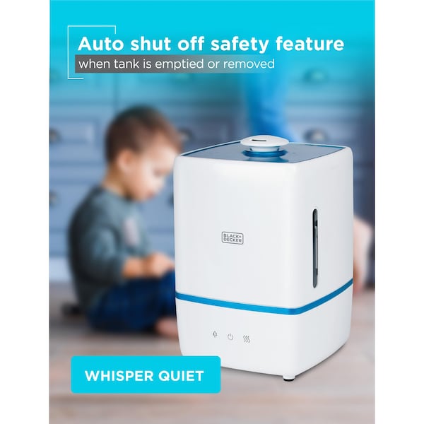 Black & Decker 1.32 Gallon Ultrasonic Warm & Cool Mist Humidifier - BUHW50