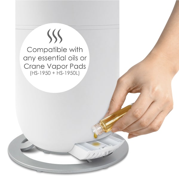 Crane Usa 2 gallon Tower Humidifier with UV light - EE-6917
