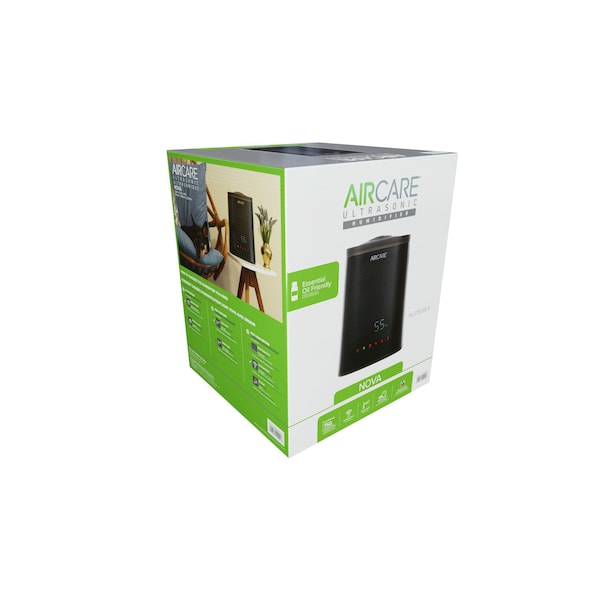 Aircare Portable Humid, Cool Mist, 1.2gal, Black - NU319DBLK