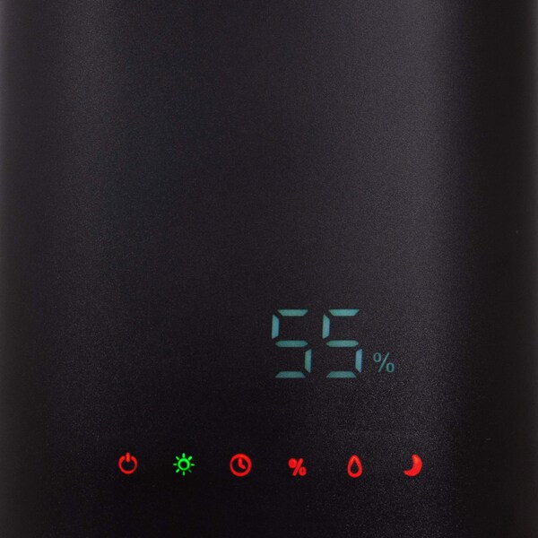 Aircare Portable Humid, Cool Mist, 1.2gal, Black - NU319DBLK