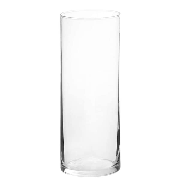 Pisos 9 in. Verre Glass Cylinder Vases - Set of 12 - PI3182487