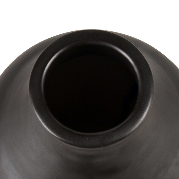 Elk Home Faye Vase - Small Black - S0037-10194