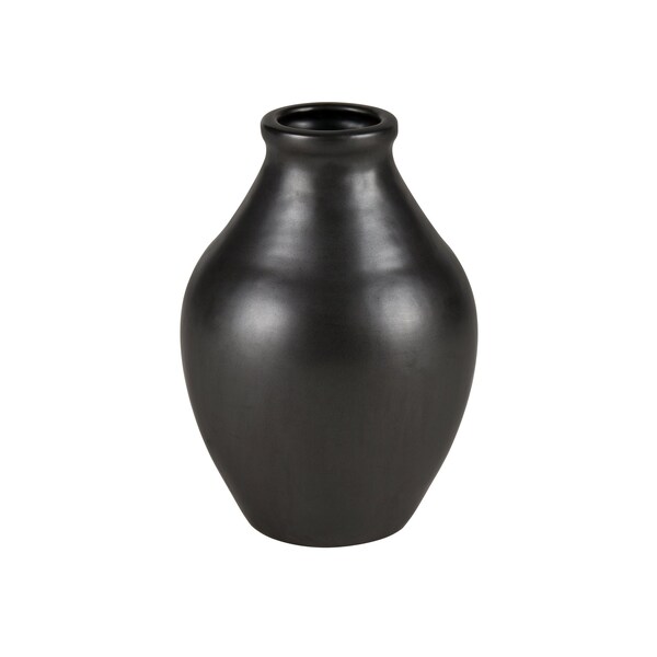 Elk Home Faye Vase - Small Black - S0037-10194