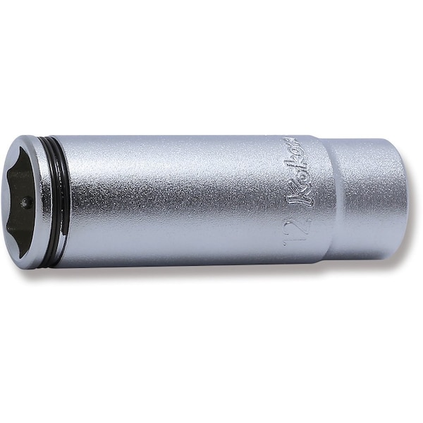 Ko-Ken Socket 12mm Nut Grip 50mm 1/4 Sq. Drive - 2350M-12