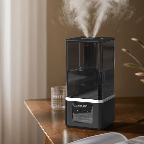 Edendirect 1.1 Gal. Black Ultra Fine Water Mist Ultrasonic Desktop Humidifier Up to 450 sq. ft. - IR-S40A