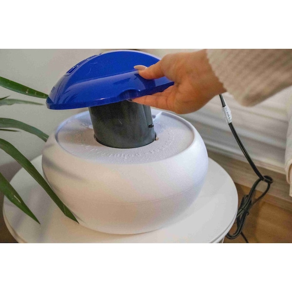 Crane Usa 1 Gal. Steam Vaporizer Humidifier, Blue/White - EE-8619B