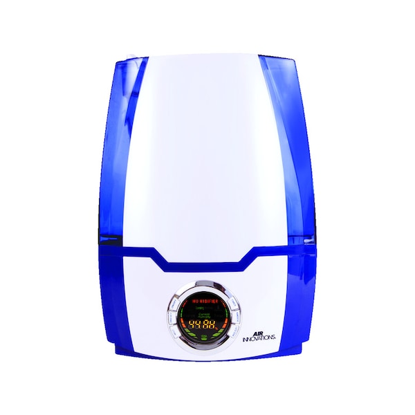 Air Innovations Air Innovations Great Innovations 1.37 gal 400 sq ft Digital Cool Mist Ultrasonic Humidifier - HUMID40-BLUE