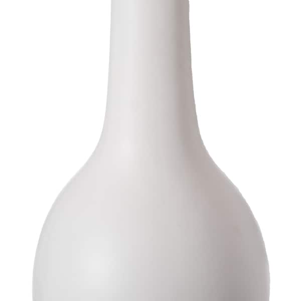 Uniquewise Tall Unique Style Floor Vase for Entryway Dining or Living Room, White Ceramic 58.75 in. - QI004041.L