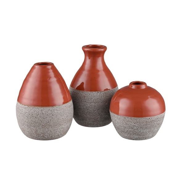 Elk Studio Baer Vase, Set of 3 - S0017-10084/S3