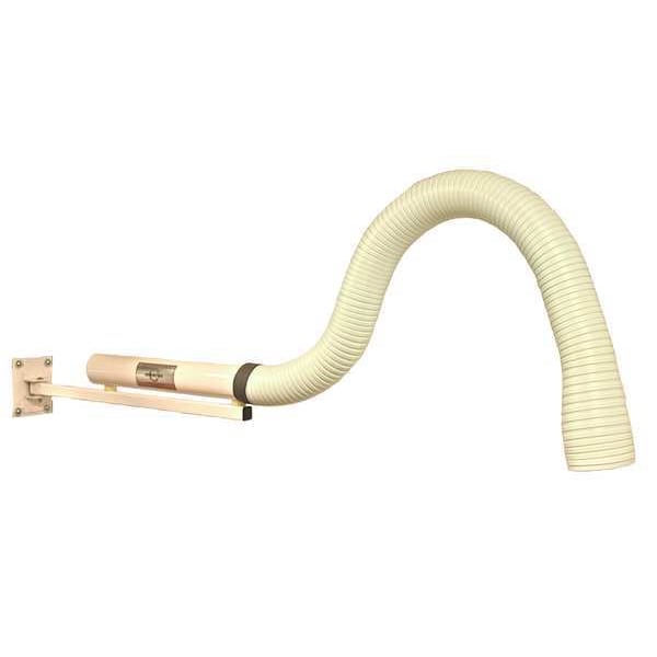 Extract-All Fume Extr Arm, 24" Hard Duct Swivel, Wh - E-982-3