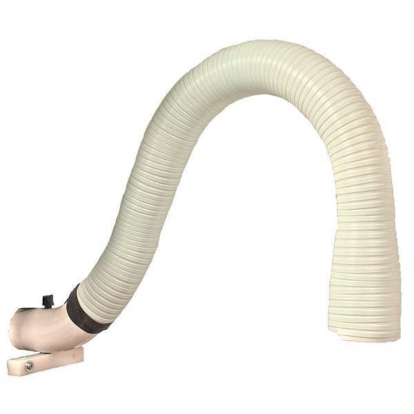Extract-All Fume Extr Arm, 24" Hard Duct Swivel, Wh - E-982-3