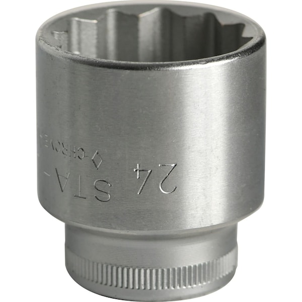 Stahlwille Tools 10 mm (3/8") Socket Size 24 mm L.35 mm - 02010024