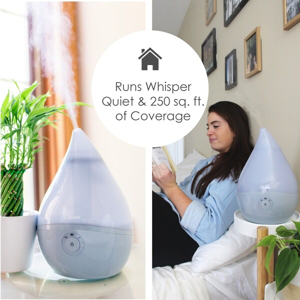 Crane Usa Slate 0.5 gal. ultrasonic cool mist humidifier - EE-5302GR
