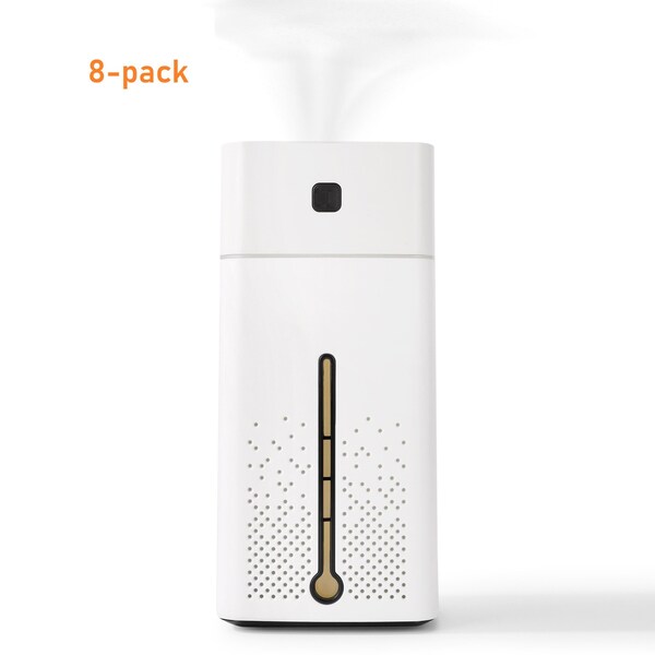 Techko Modern Ultrasonic Mist Humidifier, 8PK - UHF-3108-8PK