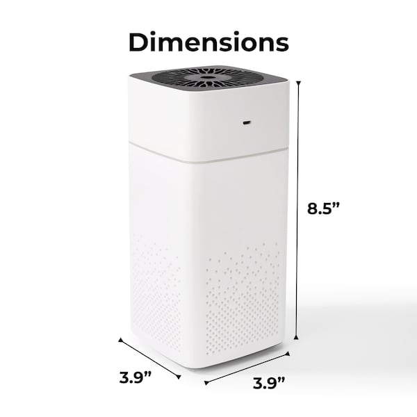 Techko Modern Ultrasonic Mist Humidifier, 8PK - UHF-3108-8PK