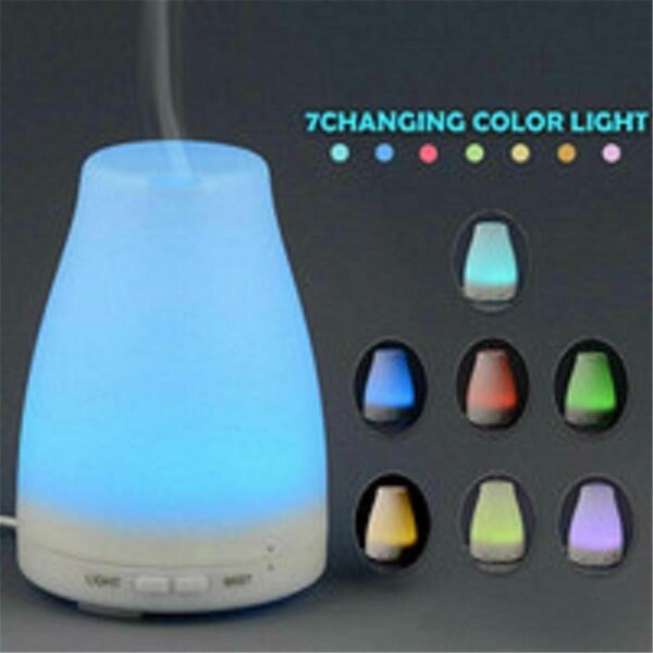 Essentials Essential LED Aromatherapy Aroma Diffuse Ultrasonic Humidifier Air Purifier - HM52
