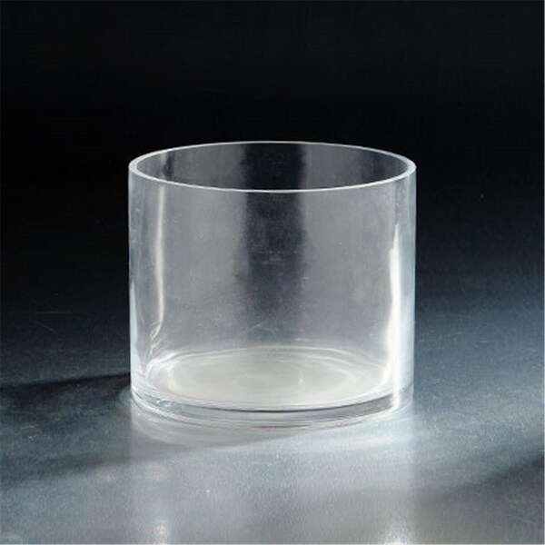 Diamond Star 6 x 6 in. Glass Cylinder, Clear - 84106C
