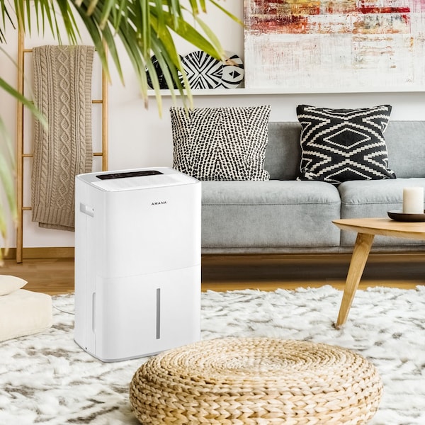 Amana 16.2 pints, White, 15.1 in, Plastic, 115V - AMND501PAW