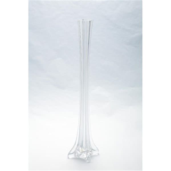 Diamond Star Diamond Star 87187 20 in. Tower Vase; Clear - 87187-20C