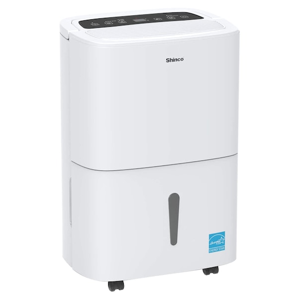 Edendirect Dehumidifier, 10.57 Pints, White, 13.5 in, 120V - IR-SDZ1120P