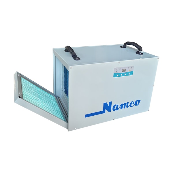 Namco Manufacturing Crawl Space Dehumidifier, 150 Pints, Gray, 16 in, Aluminum and Steel - P646-150