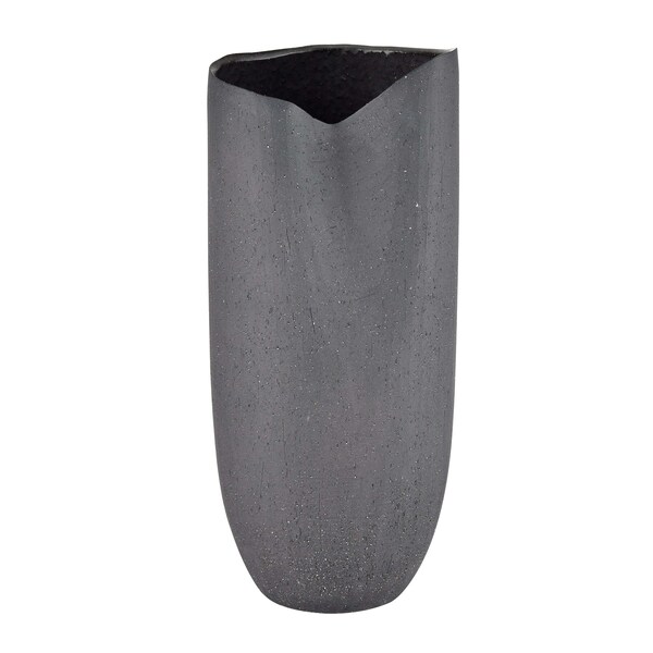 Elk Home Ferraro Vase, Folded Black - H0017-9752