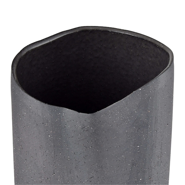 Elk Home Ferraro Vase, Folded Black - H0017-9752