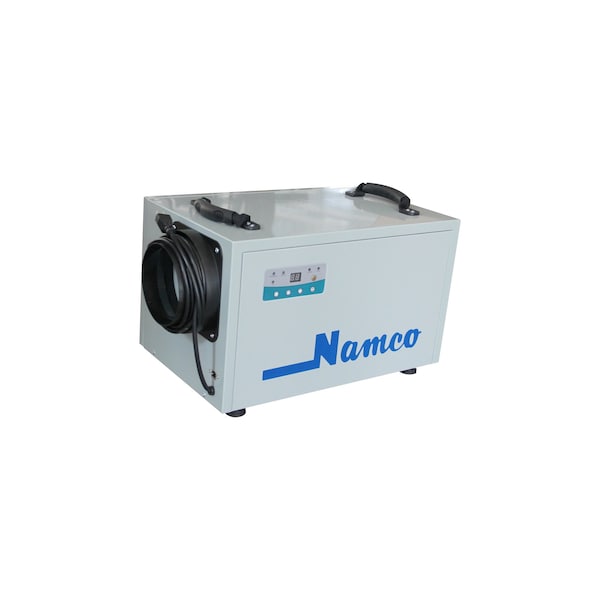 Namco Manufacturing Crawl Space Dehumidifier, 190 Pints, Gray, 18 in, Aluminum and Steel - P646-190