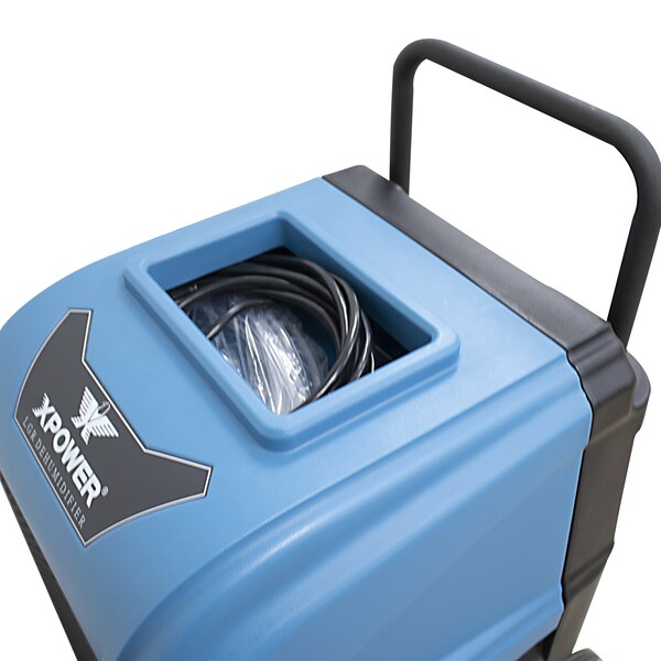 Xpower Industrial Dehumidifier, Not Applicable, Blue, 22.40, Roto-Mold PE, 115 - XD-165L