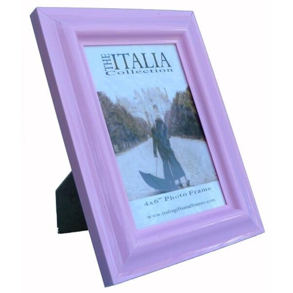 Italia ITALIA 46132 4 x 6 In. Light Pink Frames - 6 Pack - 46132