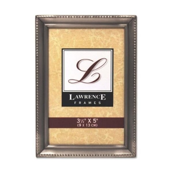 Blueprints Antique Pewter 3x5 Picture Frame - Beaded Edge Design - BL24867