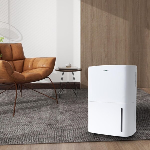 Edendirect Dehumidifier, 12.71 Pints, White, 10.47 in, 115 V - IR-UDZ1150P