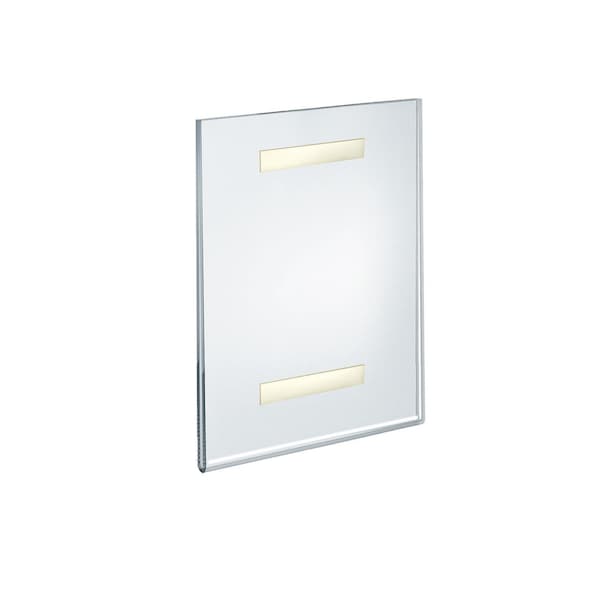 Azar Displays Clear Acrylic 8.5'' x 11'' Adhesive U-Frame, 2PK - 122021-GS-2PK