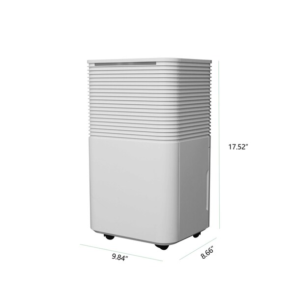 Edendirect Portable Dehumidifier, 4.24 pints, White, 8.66 in, 115 V - ED-OL12-D031A