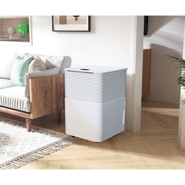 Edendirect Portable Dehumidifier, 4.24 pints, White, 8.66 in, 115 V - ED-OL12-D031A