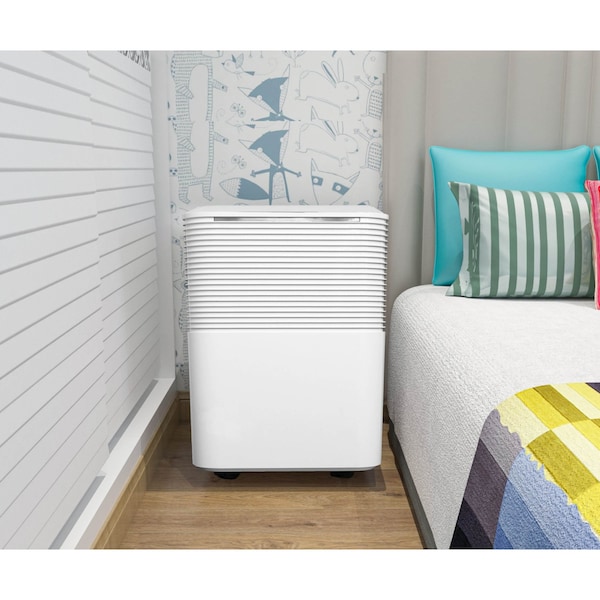 Edendirect Portable Dehumidifier, 4.24 pints, White, 8.66 in, 115 V - ED-OL12-D031A