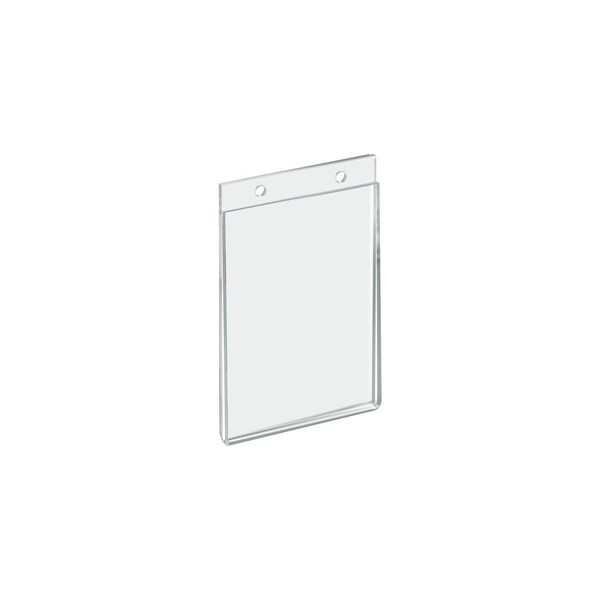 Azar Displays Clear Acrylic Wall Hanging Frame 4'' wide x 6'' High - Vertical/Portrait, 10PK - 162732