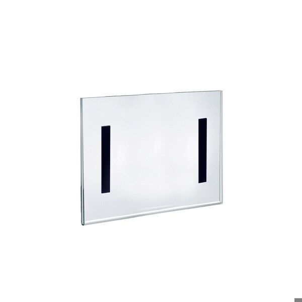 Azar Displays Clear Acrylic 10'' x 8'' Magnetic U-Frame, 10PK - 129926