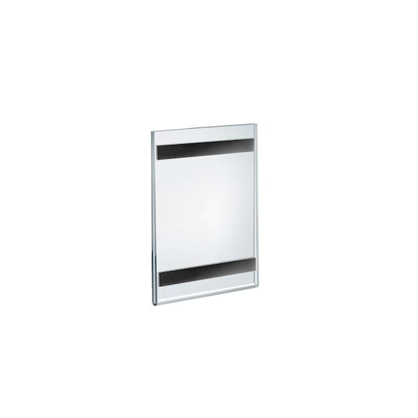 Azar Displays Clear Acrylic Magnet Back Photo Frames 5'' W x 7'' H - Vertical / Portrait, GIFT SHOP, 2PK - 129927-GS-2PK