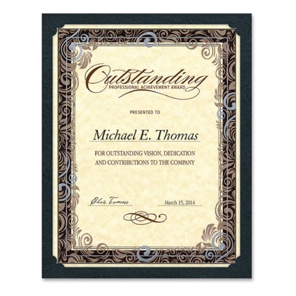 Southworth Certificate Holder, Black, Linen, PK10 - PF18