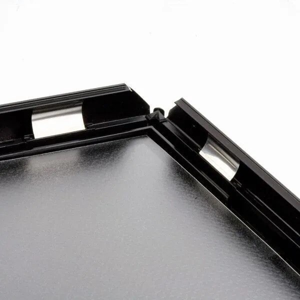 M&T Displays 5x7 Opti Frame 0.55in Black Profile Mitered Corner, Without Back Support - UCP145B057X2000