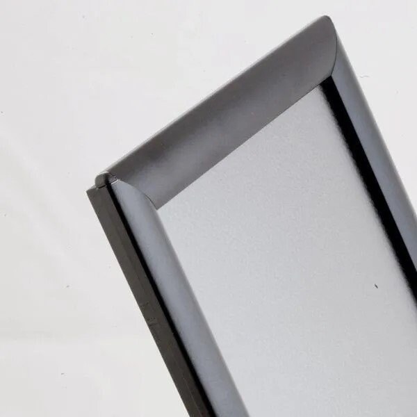 M&T Displays 5x7 Opti Frame 0.55in Black Profile Mitered Corner, Without Back Support - UCP145B057X2000